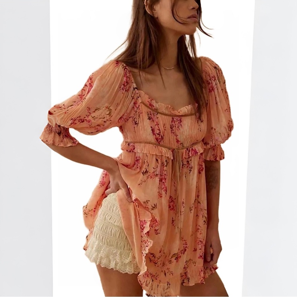 Free People Marney Mini dress-size Large-NWT - Picture 3 of 9